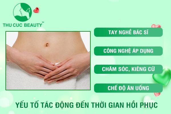 yếu tố tác động đến thời gian hồi phục