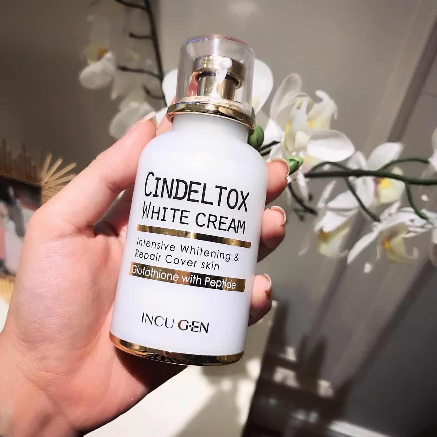 Kem dưỡng trắng da Cindeltox